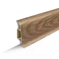 Плинтус напольный с центральной планкой 85мм 2,2м "Идеал Классик", 321 Падук