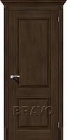 Межкомнатная дверь с экошпоном Классико-32 Dark Oak