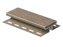 Соединительный (Н)  профиль  Тимберблок Рейка фасадная Орех светлый