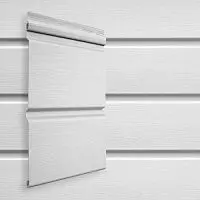 Сайдинг виниловый Grand Line Double-Брус Белый 3000х291 мм