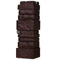 Угол наружный Grand Line Сланец Classic Шоколадный 420х155х155 мм