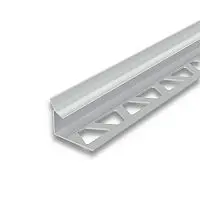 Раскладка внутренняя для плитки 10 мм 2,5м "Идеал", Светло-серый