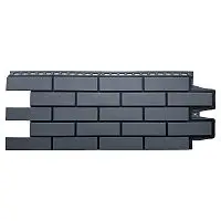 Фасадная панель Grand Line Клинкерный кирпич Design Графит со швом RAL 9005 968х390 мм