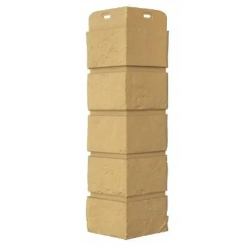 Угол наружный Grand Line Состаренный кирпич Classic Песочный 390х120х120 мм - купить в интернет-магазине Diopt.ru