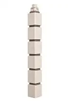 Угол наружный малый Кирпич Клинкерный Белый