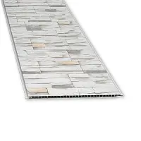 Панель стеновая "Идеал Ламини" 182 Сланец светло-серый