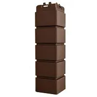 Угол наружный Grand Line Клинкерный кирпич Classic Шоколадный 390х120х120 мм