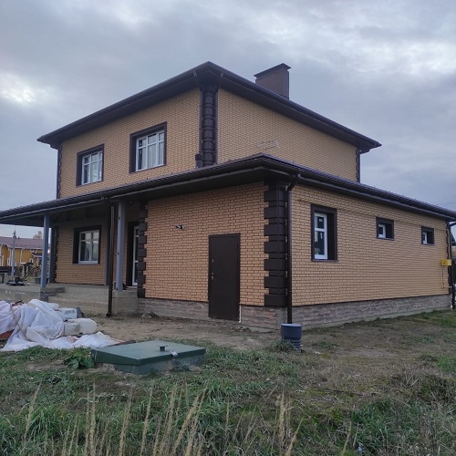 Монтаж фасадных панелей