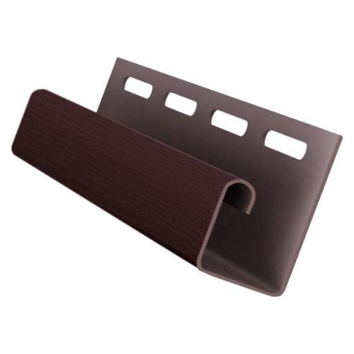 Планка J-профиль Grand Line Темный дуб 3000 мм - купить в интернет-магазине Diopt.ru Планка J-профиль Grand Line Темный дуб 3000 мм - купить в интернет-магазине Diopt.ru