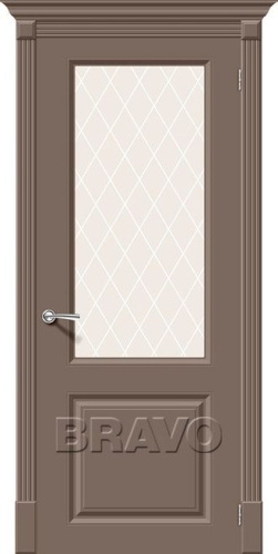 Межкомнатная окрашенная дверь Скинни-13 Mocca - купить в интернет-магазине Diopt.ru