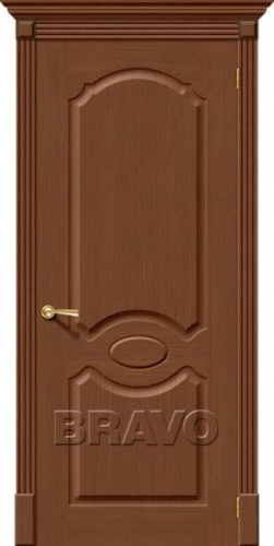 Межкомнатная шпонированная дверь Селена ПГ орех - купить в интернет-магазине Diopt.ru