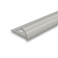 Раскладка наружная для плитки 8мм 2,5м "Идеал", Дымчатый