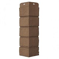 Угол наружный Grand Line Состаренный кирпич Стандарт Глина 390х120х120 мм