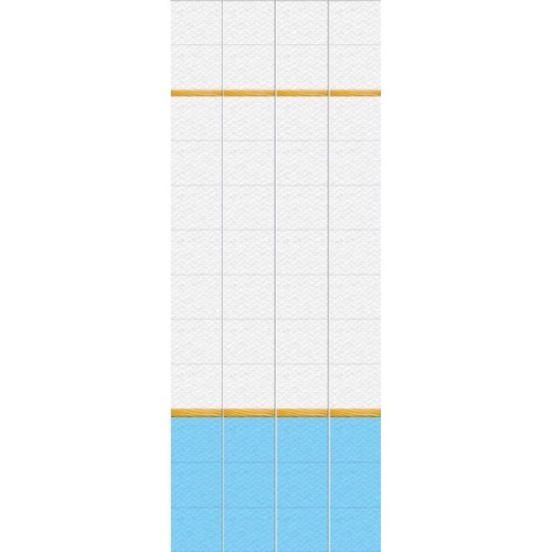 Стеновая панель ПВХ Кронапласт Unique Подводный мир фоновая 2700х250мм - купить в интернет-магазине Diopt.ru