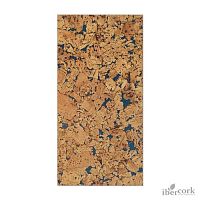 Пробковое настенное покрытие в пластинах IberCork Лерида азул