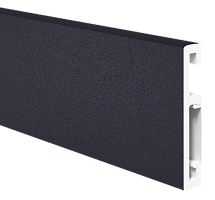 Плинтус ПВХ FG 034_Угольно-черный