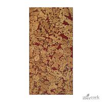 Пробковое настенное покрытие в пластинах IberCork Лерида рохо