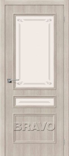 Межкомнатная дверь с эко шпоном Симпл-15.2 Cappuccino Veralinga - купить в интернет-магазине Diopt.ru