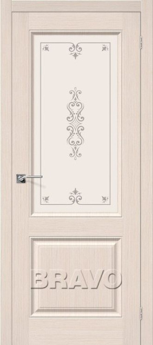 Межкомнатная шпонированная дверь Статус-13 БелДуб - купить в интернет-магазине Diopt.ru