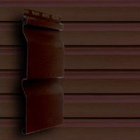 Сайдинг акриловый Grand Line Amerika Slim D4 Корабельный брус Темный дуб 3000х203 мм