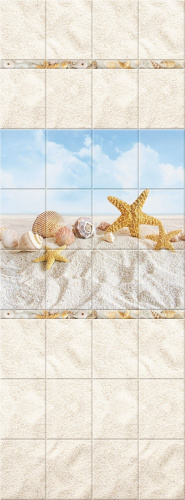 Стеновая панель ПВХ Кронапласт Unique Песчаный пляж 2700х250мм - купить в интернет-магазине Diopt.ru
