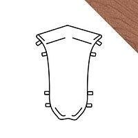 Угол внутренний Идеал (IDEAL) коллекция Комфорт Вишня красная