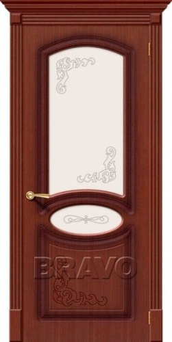 Межкомнатная шпонированная дверь Стандарт Азалия ПО макоре - купить в интернет-магазине Diopt.ru