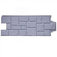 Фасадная панель Grand Line Крупный камень Classic Серый 982х383 мм