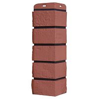 Угол наружный Grand Line Состаренный кирпич Design Plus Корица с черным швом 390х120х120 мм