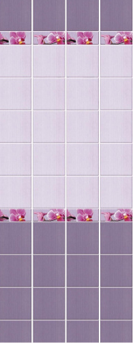 Стеновая панель ПВХ Кронапласт Unique Орхидея фоновая 2700х250 мм - купить в интернет-магазине Diopt.ru