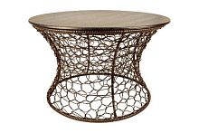 Стол Бонго Классика макси коричневый, диаметр 0,80 м