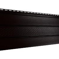 Софит Ю-Пласт Pro классический с центральной перфорацией Темно-коричневый 