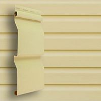 Сайдинг виниловый Grand Line Amerika Slim D4 Корабельный брус Ванильный 3000х203 мм