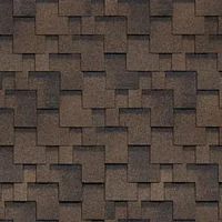 Гибкая черепица ТЕХНОНИКОЛЬ Шинглас, Оптима, Аккорд Коричневый 3,0 м2