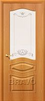 Межкомнатная дверь с ПВХ-пленкой Старт Модена ПО, миланский орех