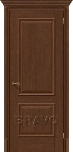 Межкомнатная дверь евро шпон Классико-12 Brown Oak - купить в интернет-магазине Diopt.ru