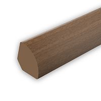 Угол внутренний округлый 14х14мм 2,7м "Идеал", Орех 