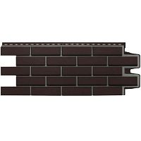 Фасадная панель Grand Line Клинкерный кирпич Design Шоколадный со швом RAL 7006 968х390 мм