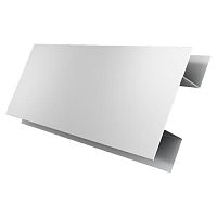 H-профиль соединительный металлический Grand Line RAL 9003 Белый 3000х0,45 мм