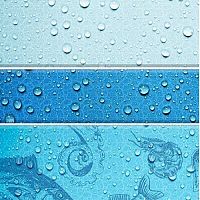 Стеновая панель ПВХ Кронапласт Unique Рыбы 2700х250 мм