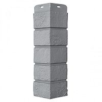 Угол наружный Grand Line Состаренный кирпич Classic Серый 390х120х120 мм