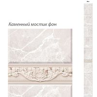 Стеновая панель ПВХ Кронапласт Unique Каменный мостик фоновая 2700х250 мм