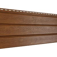 Софит Ю-Пласт Pro под дерево с центральной перфорацией Дуб золотой