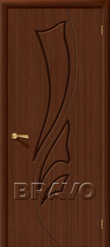 Межкомнатная шпонированная дверь Стандарт Эксклюзив ПГ шоколад - купить в интернет-магазине Diopt.ru