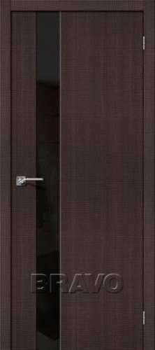 Межкомнатная дверь с эко шпоном Порта-51 BS Wenge Crosscut - купить в интернет-магазине Diopt.ru
