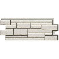 Фасадная панель Grand Line Камелот Design Молочный со швом RAL 7006 992х392 мм