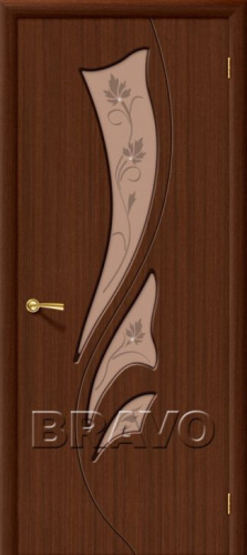 Межкомнатная шпонированная дверь Стандарт Эксклюзив ПО Шоколад - купить в интернет-магазине Diopt.ru