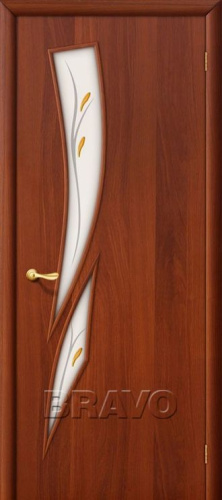 Межкомнатная ламинированная дверь 8Ф итальянский орех - купить в интернет-магазине Diopt.ru