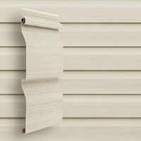 Сайдинг виниловый Grand Line Tundra D4,4 Корабельный брус Береза 3600х224 мм