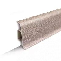 Плинтус напольный с центральной планкой  85мм  2,2м "Идеал Классик", 415 Дуб палена